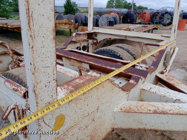 image for item NU9856 1939 Shop built pole trailer