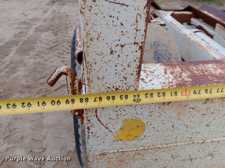 image for item NU9856 1939 Shop built pole trailer