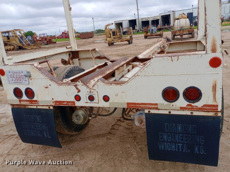 image for item NU9856 1939 Shop built pole trailer