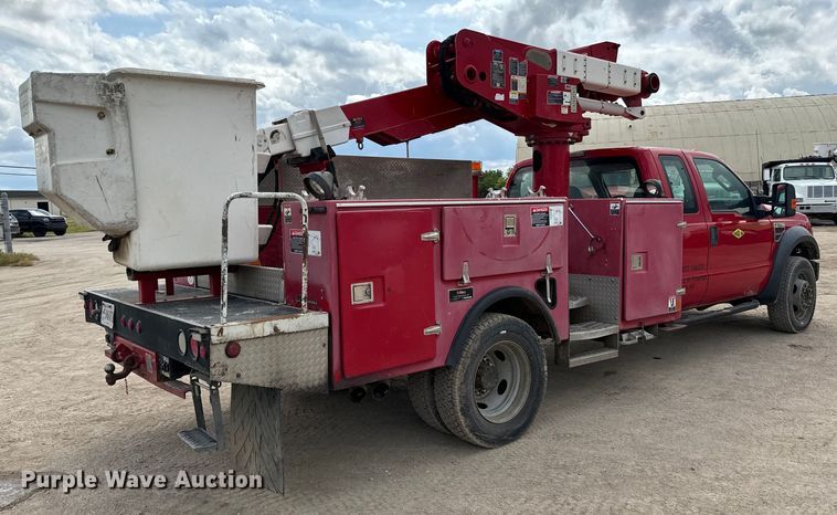 image for item NU9866 2009 Ford F550 Super Duty XL SuperCab bucket truck 