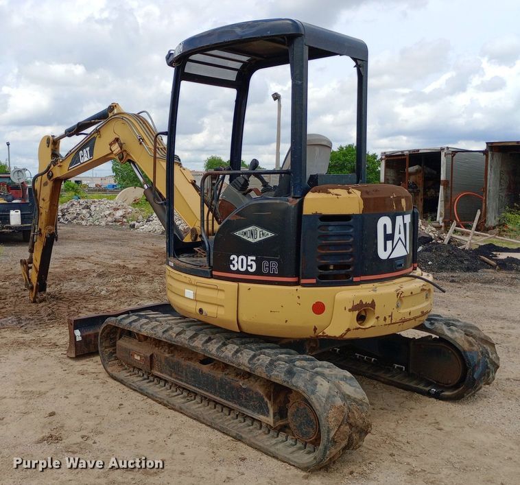 image for item NU9870 2004 Caterpillar  305C CR mini excavator
