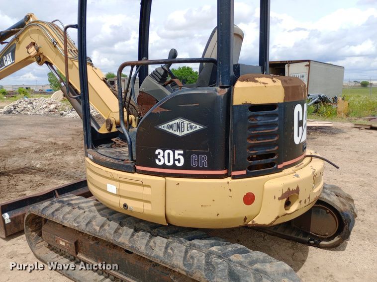 image for item NU9870 2004 Caterpillar  305C CR mini excavator