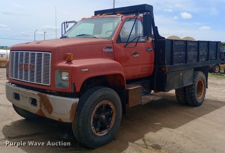 image for item NU9878 1990 GMC Topkick C6500 dump truck