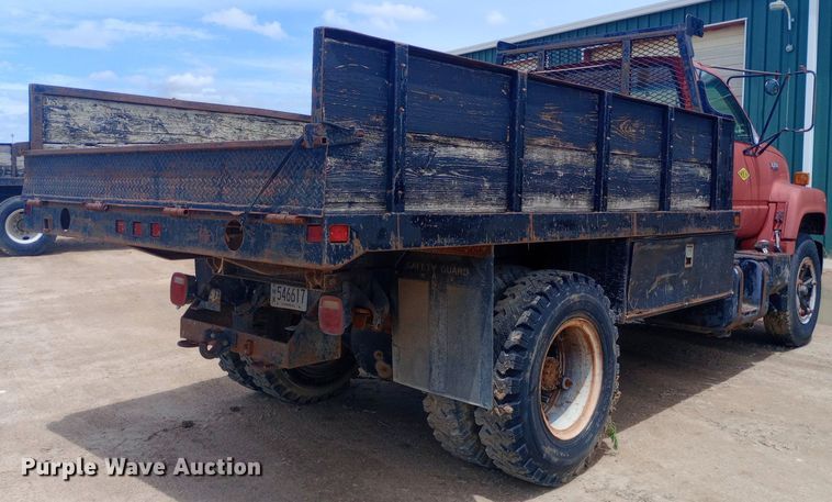 image for item NU9878 1990 GMC Topkick C6500 dump truck