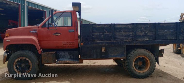 image for item NU9878 1990 GMC Topkick C6500 dump truck