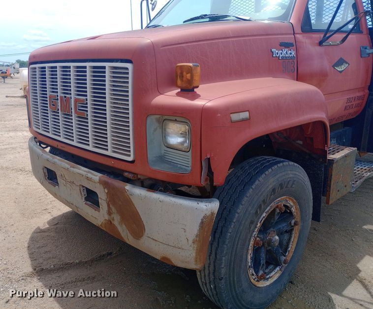image for item NU9878 1990 GMC Topkick C6500 dump truck