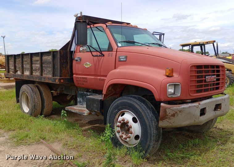 image for item NU9879 1997 GMC C7500 dump truck