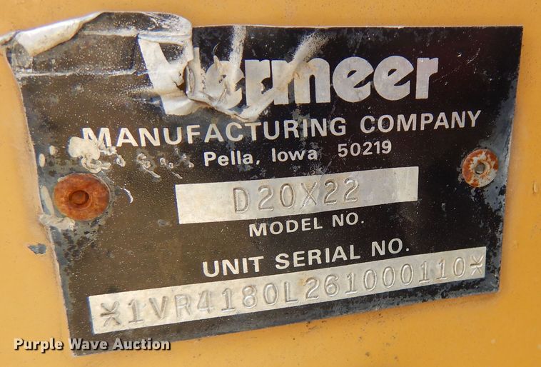 image for item NU9886 2008 Vermeer D20X22 directional boring unit