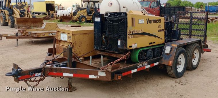 image for item NU9889 2006 Vermeer D6x6 Six Shooter directional boring unit with trailer