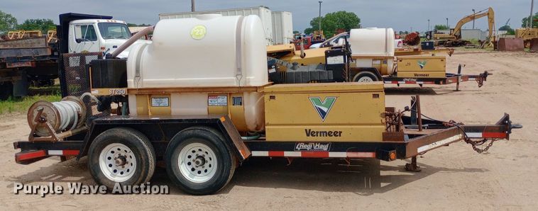 image for item NU9889 2006 Vermeer D6x6 Six Shooter directional boring unit with trailer