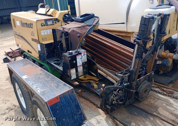 image for item NU9889 2006 Vermeer D6x6 Six Shooter directional boring unit with trailer