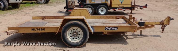 image for item NU9895 2005 Redi Haul ML7460 tilt deck equipment trailer