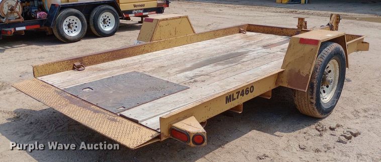 image for item NU9895 2005 Redi Haul ML7460 tilt deck equipment trailer