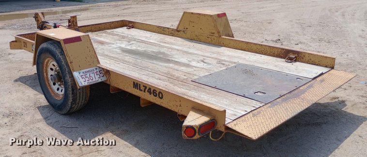 image for item NU9895 2005 Redi Haul ML7460 tilt deck equipment trailer