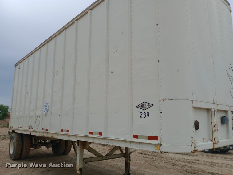 image for item NU9899 1984 Fruehauf dry van trailer