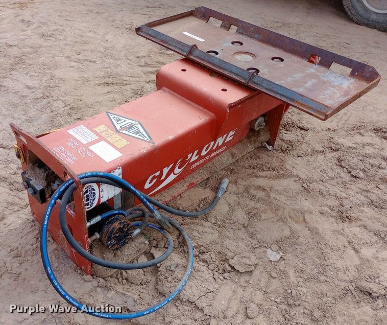 image for item NU9906 Cyclone skid steer breaker