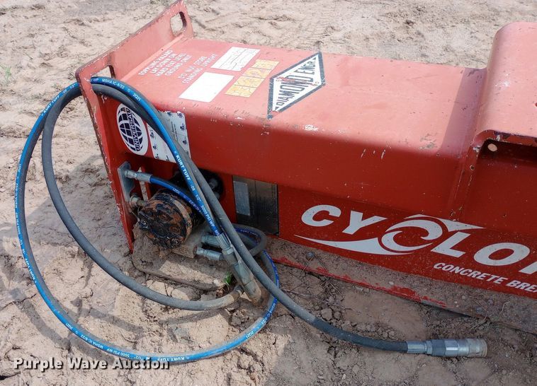 image for item NU9906 Cyclone skid steer breaker