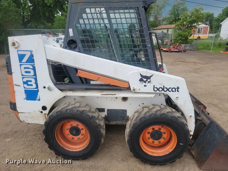 image for item NZ9930 1996 Bobcat  763 skid steer loader