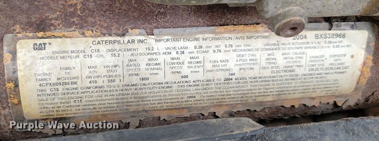 image for item NZ9942 2006 Peterbilt  379 semi truck