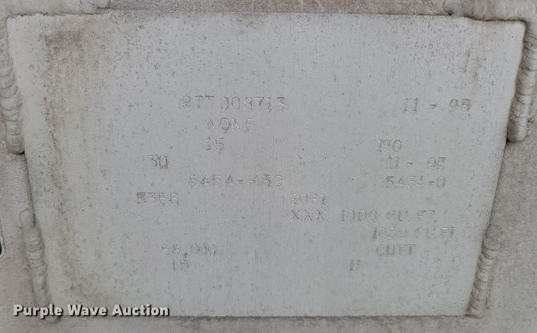 image for item NZ9956 1996 Fruehauf  pneumatic dry bulk trailer