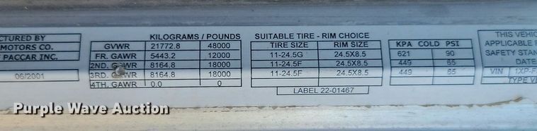 image for item NZ9971 2002 Peterbilt  378 semi truck