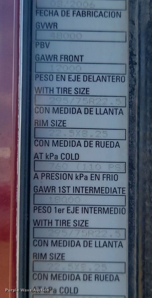 image for item NZ9974 2007 Kenworth  T800 semi truck