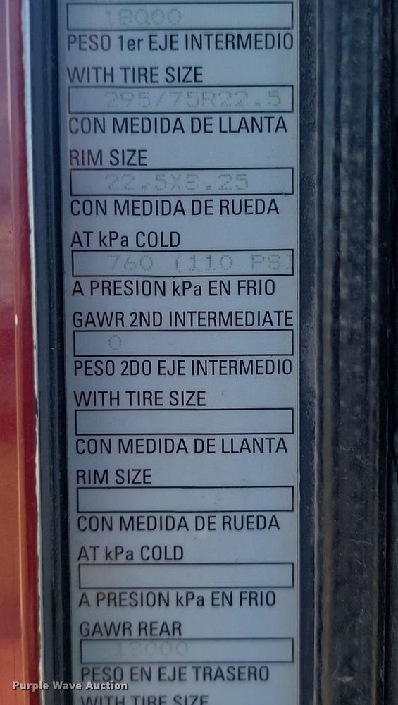 image for item NZ9974 2007 Kenworth  T800 semi truck