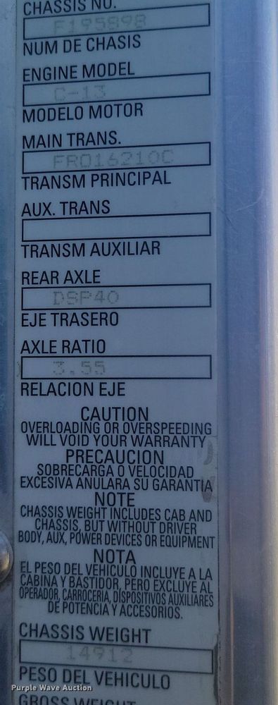 image for item NZ9974 2007 Kenworth  T800 semi truck