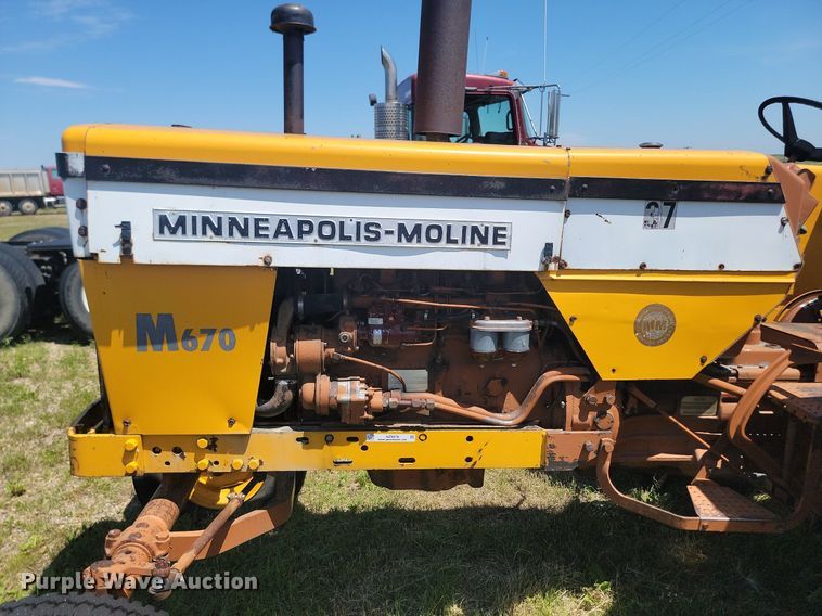image for item NZ9976 1966 Minneapolis-Moline M670 tractor