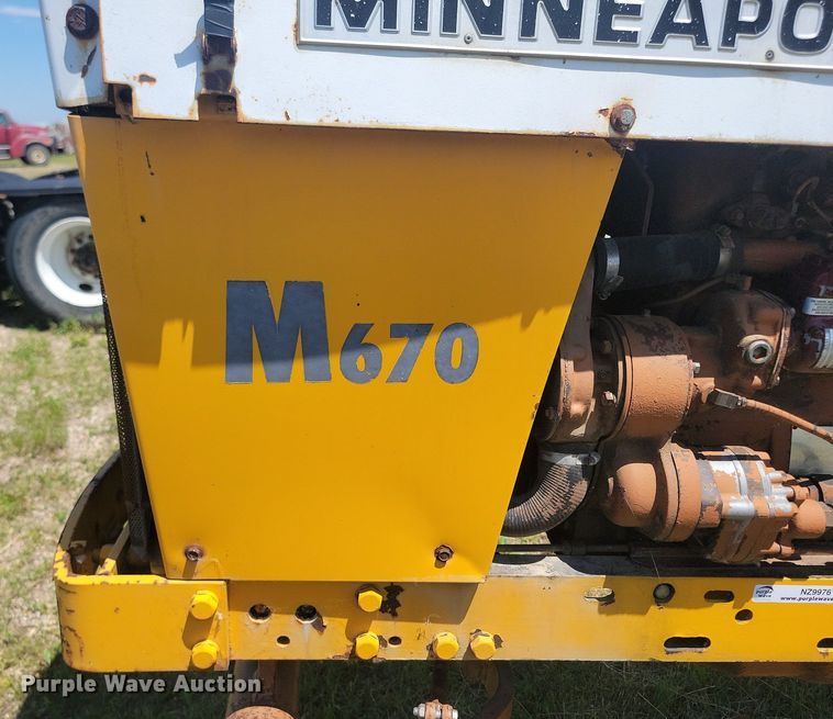 image for item NZ9976 1966 Minneapolis-Moline M670 tractor