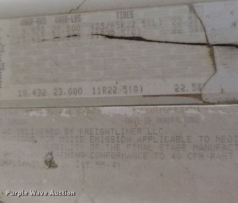 image for item NZ9984 2007 Sterling  LT9511 ready mix truck