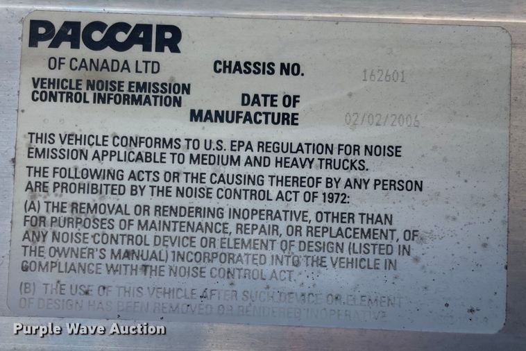 image for item OG9985 2007 Kenworth  T300 flatbed truck