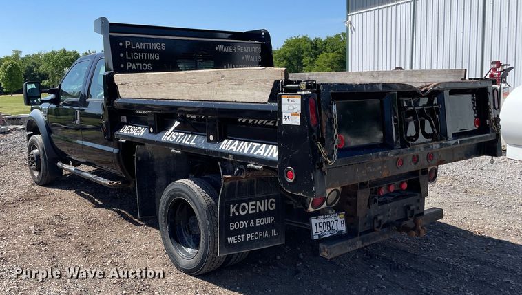 image for item OG9991 2009 Ford F450 Super Duty XL Crew Cab dump truck