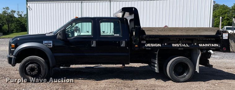 image for item OG9991 2009 Ford F450 Super Duty XL Crew Cab dump truck