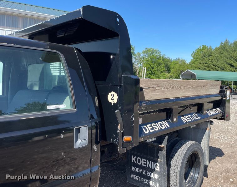 image for item OG9991 2009 Ford F450 Super Duty XL Crew Cab dump truck