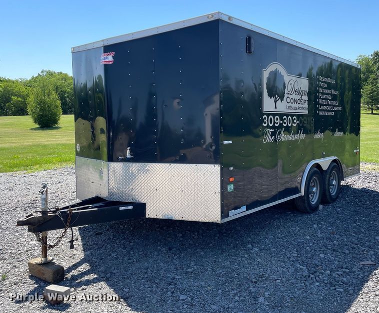 image for item OG9996 2017 American Hauler enclosed cargo trailer