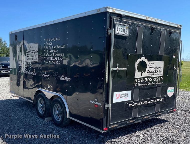 image for item OG9996 2017 American Hauler enclosed cargo trailer