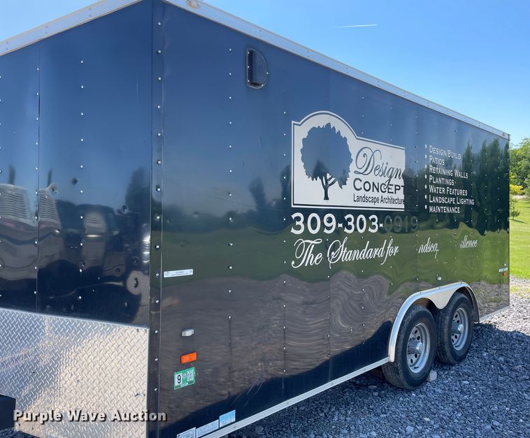 image for item OG9996 2017 American Hauler enclosed cargo trailer