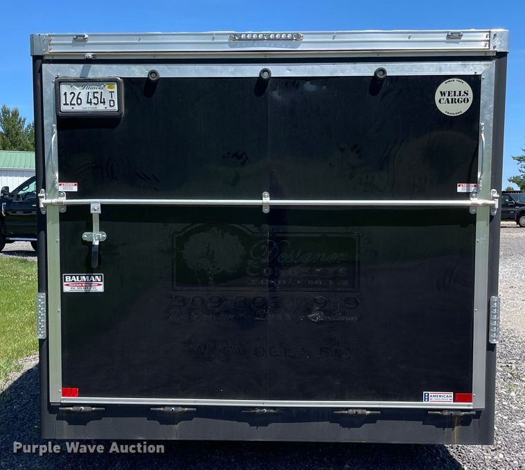 image for item OG9997 2023 Wells Cargo WVHD8516T3 enclosed cargo trailer
