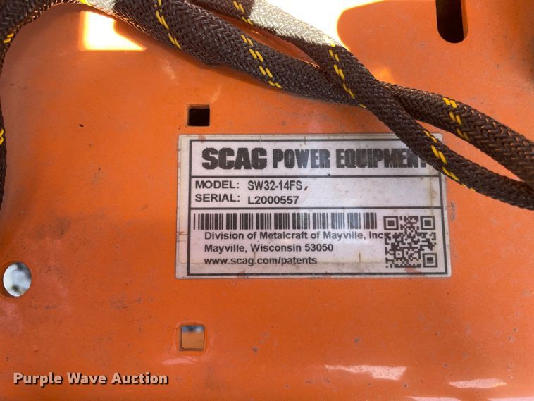 image for item OH9000 Scag Sw32-14FS lawn mower