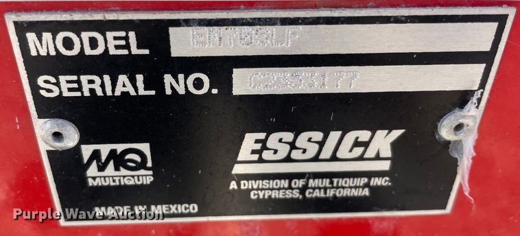 image for item OH9002 Essick EM70SLF concrete mixer