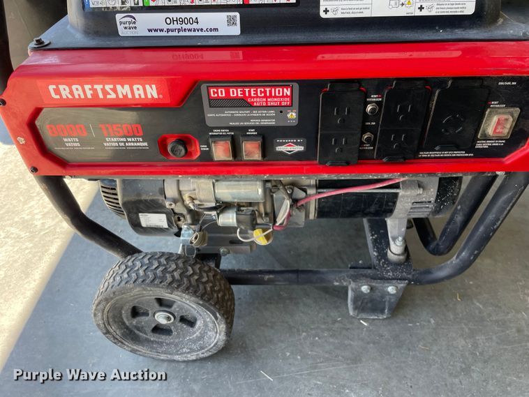 image for item OH9004 Craftsman 8000 generator