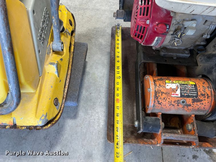 image for item OH9013 (2) plate compactors 