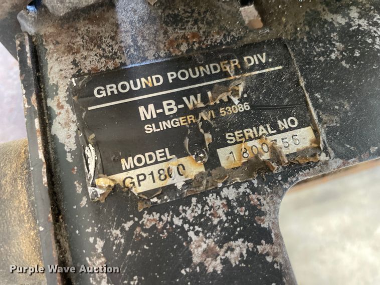 image for item OH9013 (2) plate compactors 