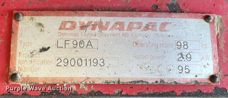 image for item OH9014 (2) plate compactors