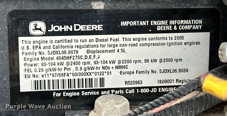 image for item OI9210 2006 Terex TH1056C telehandler