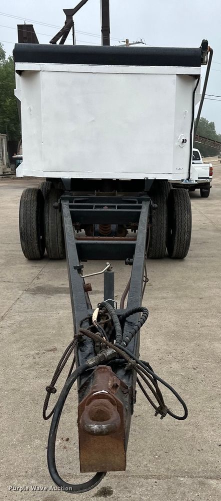 image for item OI9212 1996 Shop built end dump pup trailer