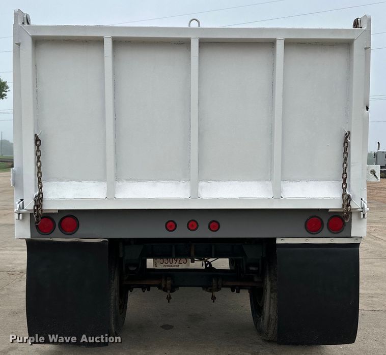 image for item OI9212 1996 Shop built end dump pup trailer