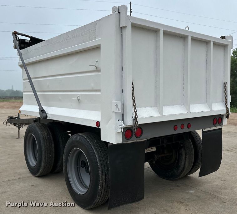 image for item OI9212 1996 Shop built end dump pup trailer