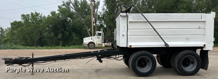 image for item OI9212 1996 Shop built end dump pup trailer